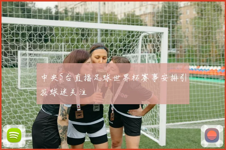 中央5台直播足球世界杯赛事安排引发球迷关注